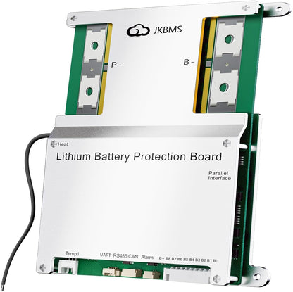 JKBMS Smart BMS 4S-8S 100A 1A Active Balance Integrado Bluetooth con CAN RS485 PCB Placa de Protección de Batería para Paquete de Batería LiFePO4 Li-ion LTO